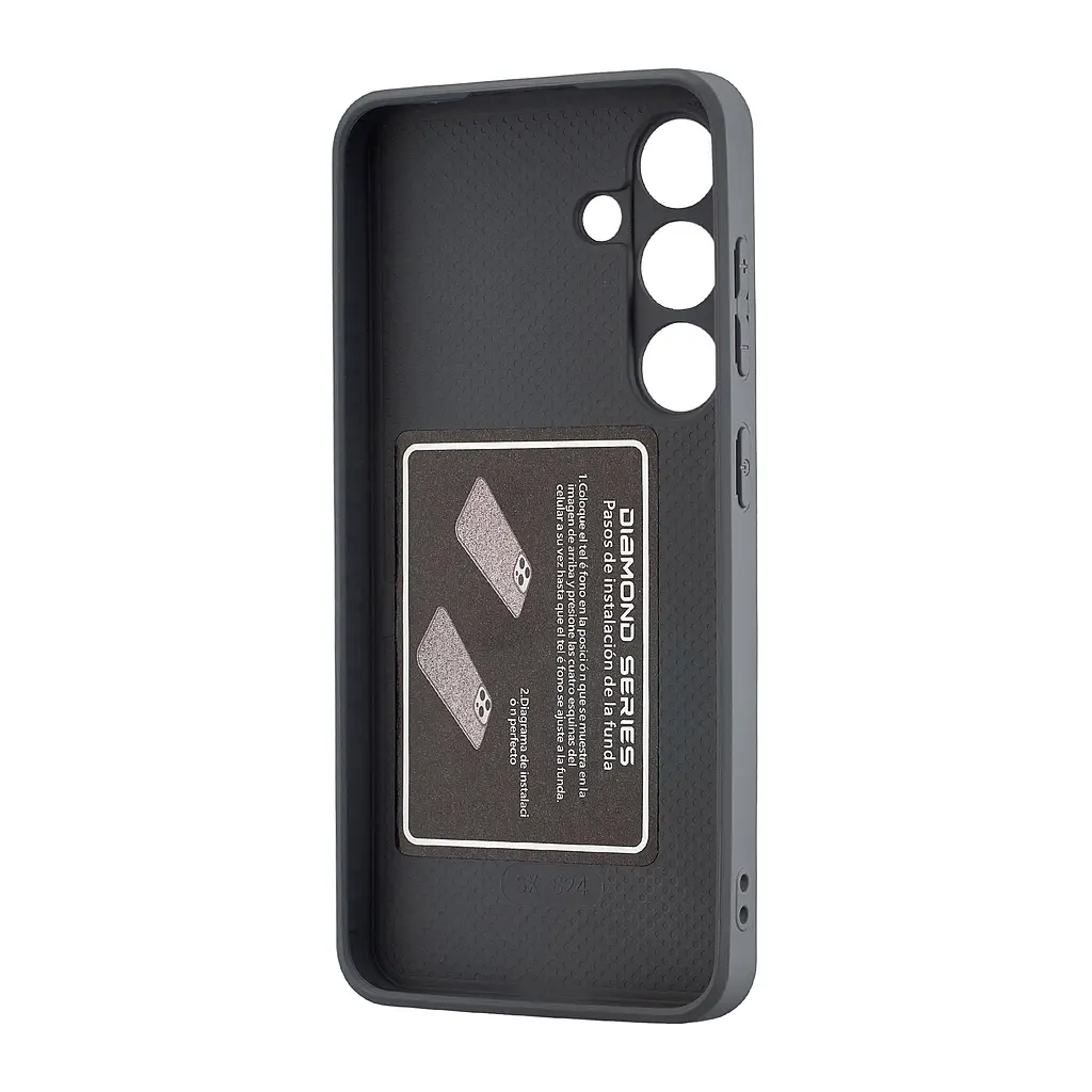 Чохол Star Diamond Samsung S24 (S921) Silver Black - фото 3