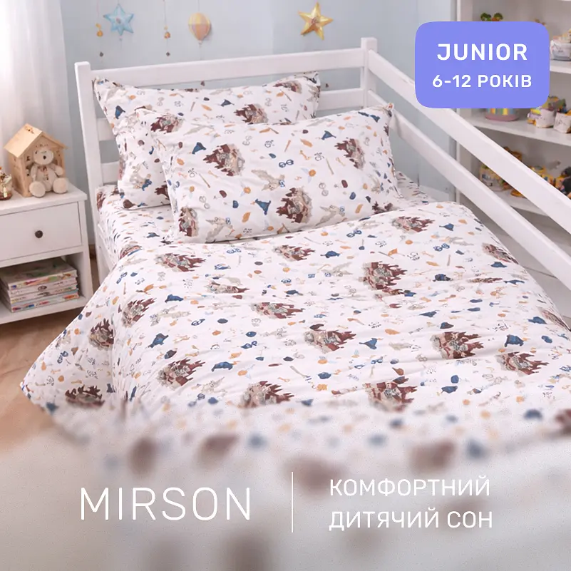 Дитяча постільна білизна MIRSON JUNIOR фланель Harry Potter 200х220см (2200012804650) - фото 6