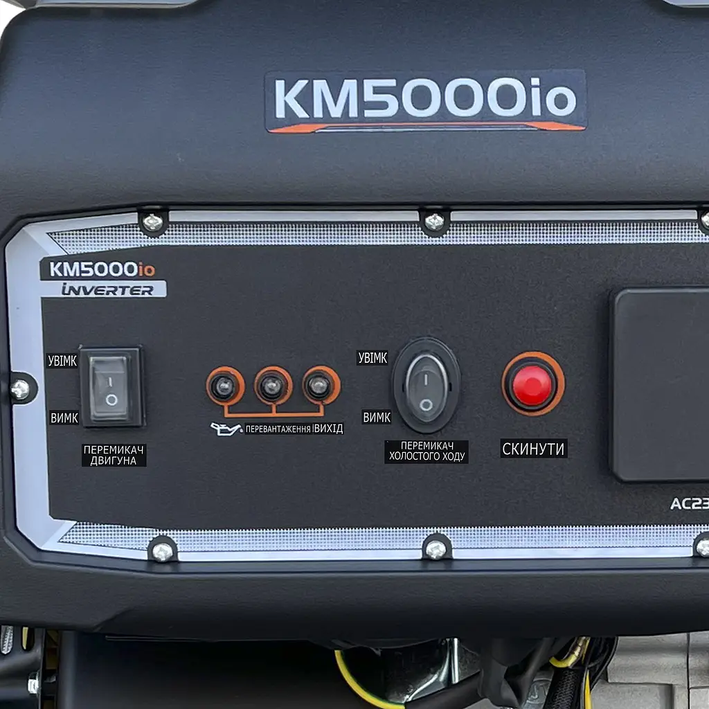 Генератор бензиновий інверторний 3,5 кВт KEMAGE KM5000io-1 - фото 6