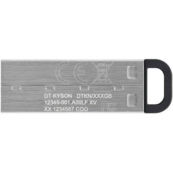 USB флеш-накопичувач Kingston DataTraveler Kyson 64GB USB-A 3.2 Gen 1 Silver/Black (DTKN/64GB) [54407] - фото 5