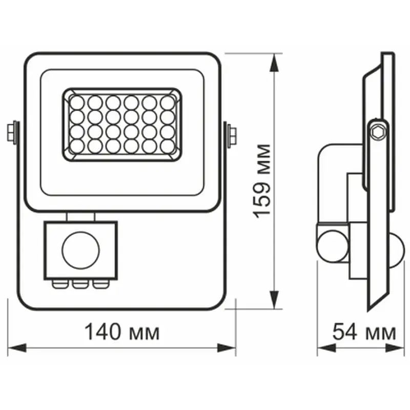 Прожектор Videx LED F2e 20W 5000K (VL-F2e205W-S) - фото 6