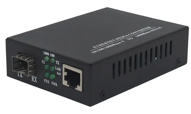 Медіаконвертер Merlion під SFP-модуль (IC+175), 10M/100M/1000M