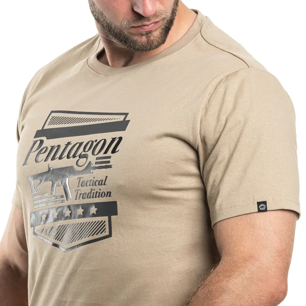 Футболка Pentagon Ageron T-Shirt ACR L Khaki - фото 4