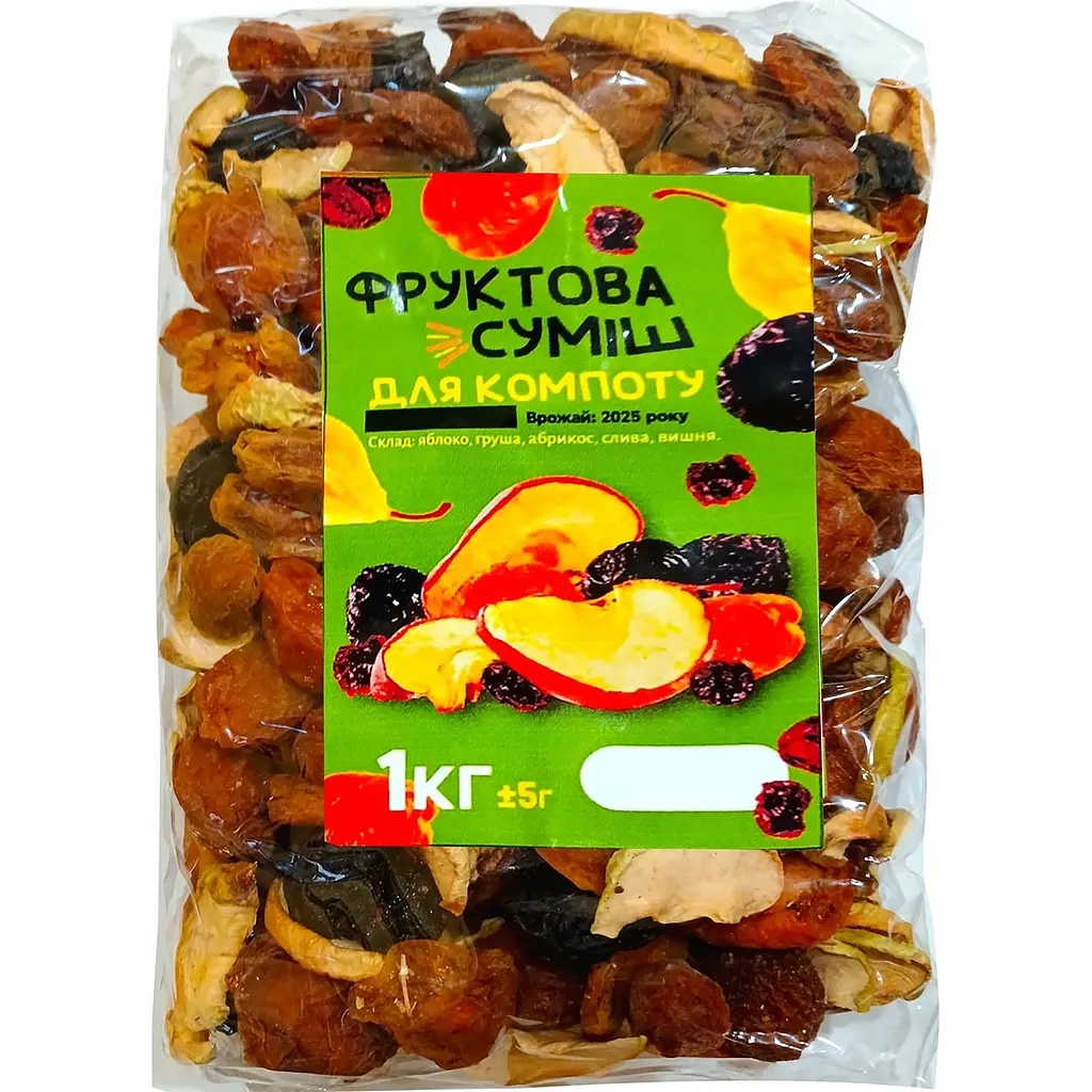 Фруктова суміш для компоту 1кг (сушка)