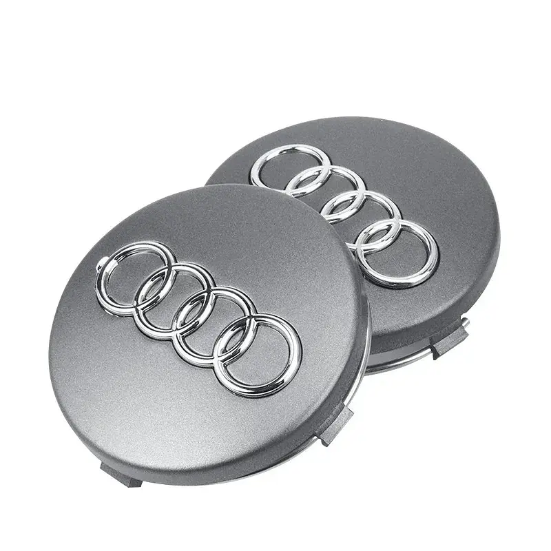 Ковпак колеса Audi сірий d=69мм, посадковий d=60мм (ковпачок, заглушка диска) 1 шт - фото 2