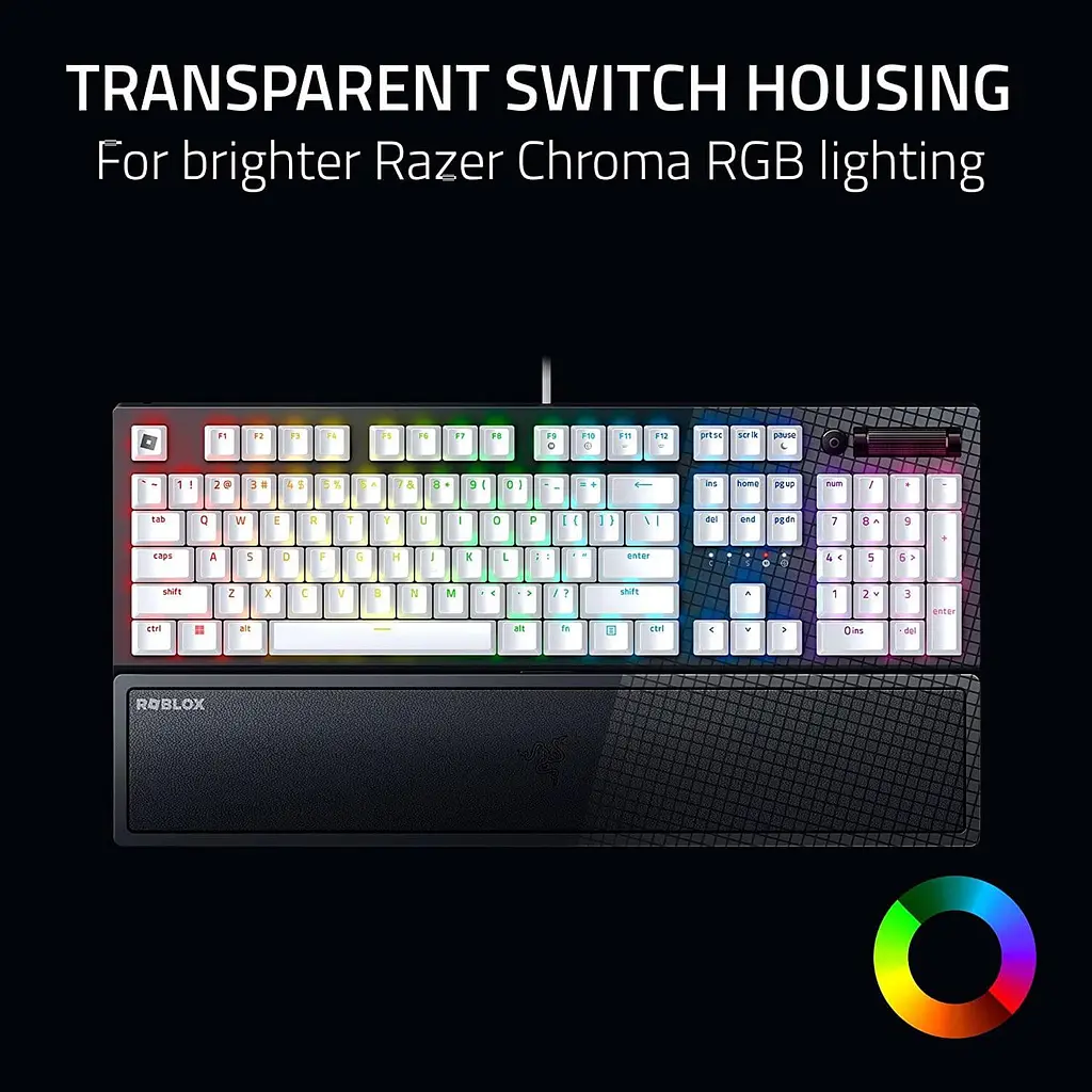 Клавіатура Razer BlackWidow V3 Green Switch USB Roblox Edition (RZ03-03542800-R3M1) - фото 7