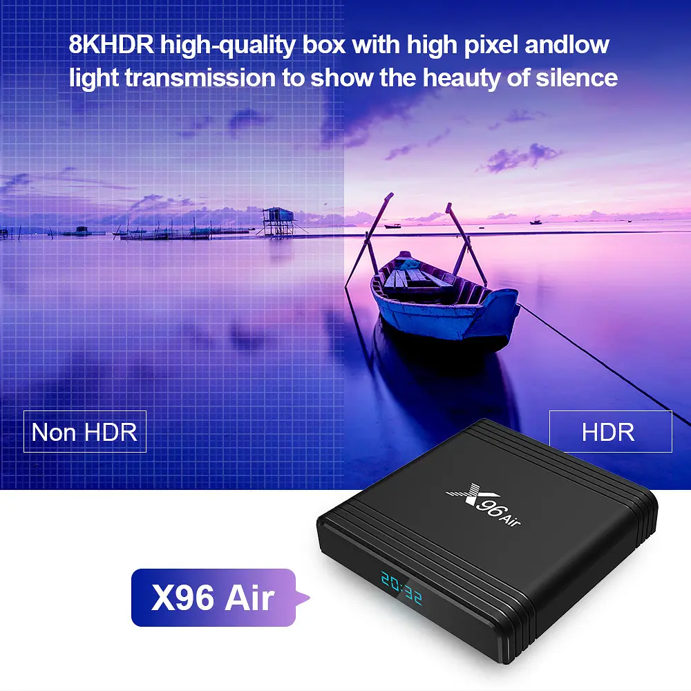 Android TV приставка Amlogic TV BOX X96 Air |S905X3, 4GB RAM, 32GB ROM| - фото 4