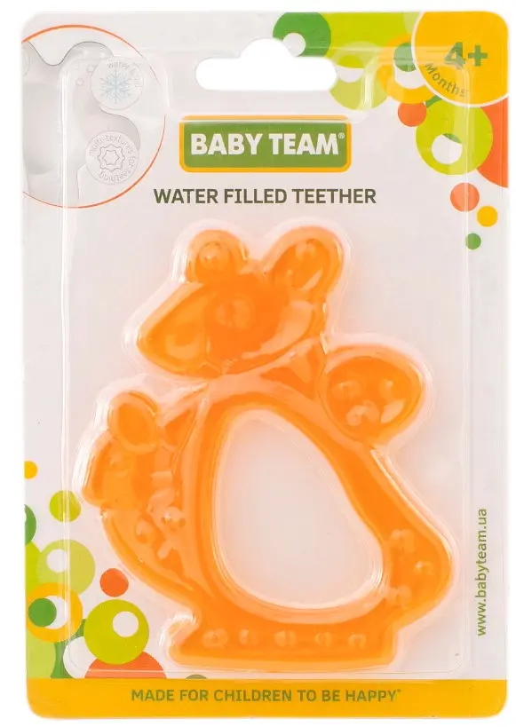 Прорізувач з водою Baby Team Кенгуру, помаранчевий (4004) - фото 2