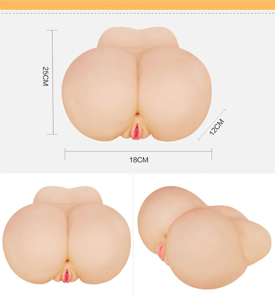 Реалістичний мастурбатор Lovetoy Feel Me Bare Perfect Pussy Ass тілесний - фото 3