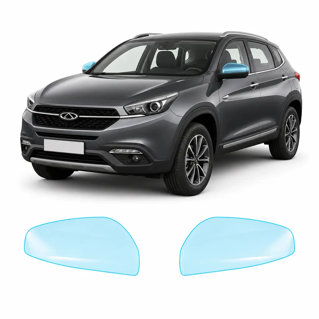 Антигравійна захисна бронеплівка за лекалами для Chery Tiggo 7 I 2016-2020 - дзеркала