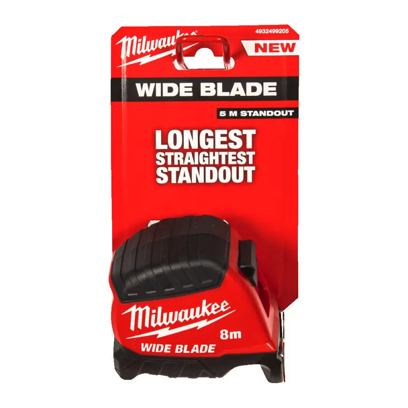 Рулетка WIDE BLADE MILWAUKEE (Gen2), 8м (35мм) - фото 3
