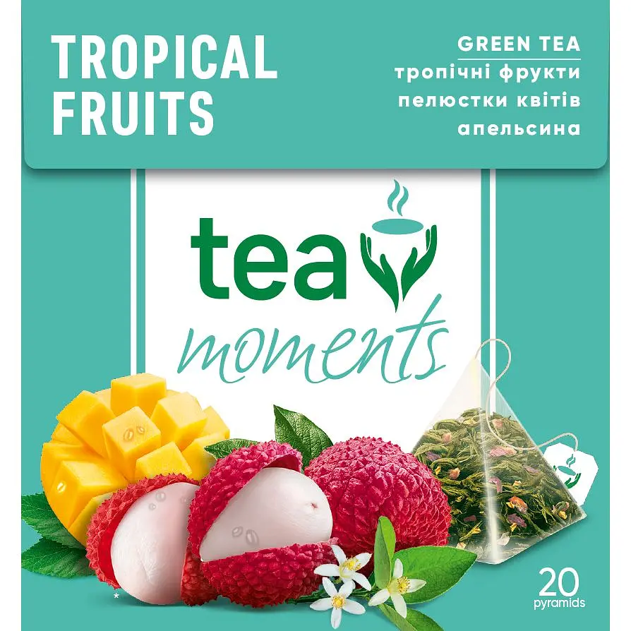 Чай Tea Moments Tropical Fruits 34 г (20 пір. х 1.7 г) - фото 2