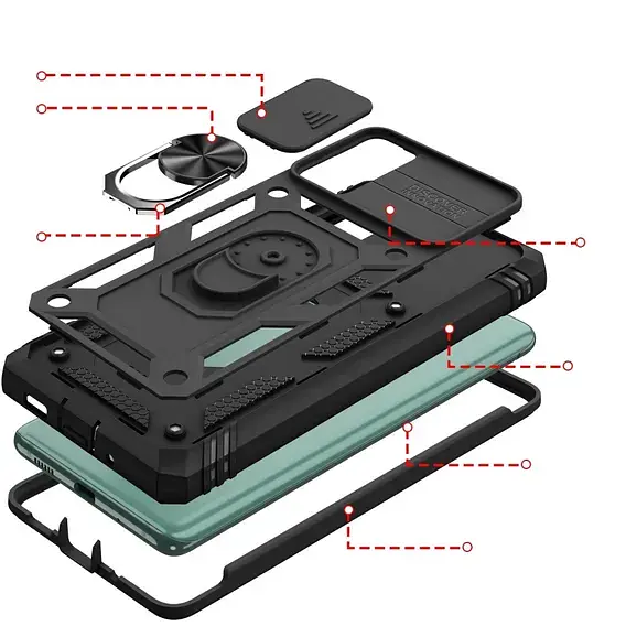 Панель BeCover Military для Samsung Galaxy S20 FE SM-G780 Black (705573) - фото 3