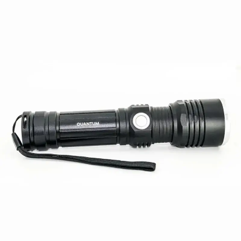 Ліхтар Quantum Solid-M 10W LED з USB + Li-ion 18650/2600mAh, box (QM-FL1020-18650/2600-CB) - фото 4