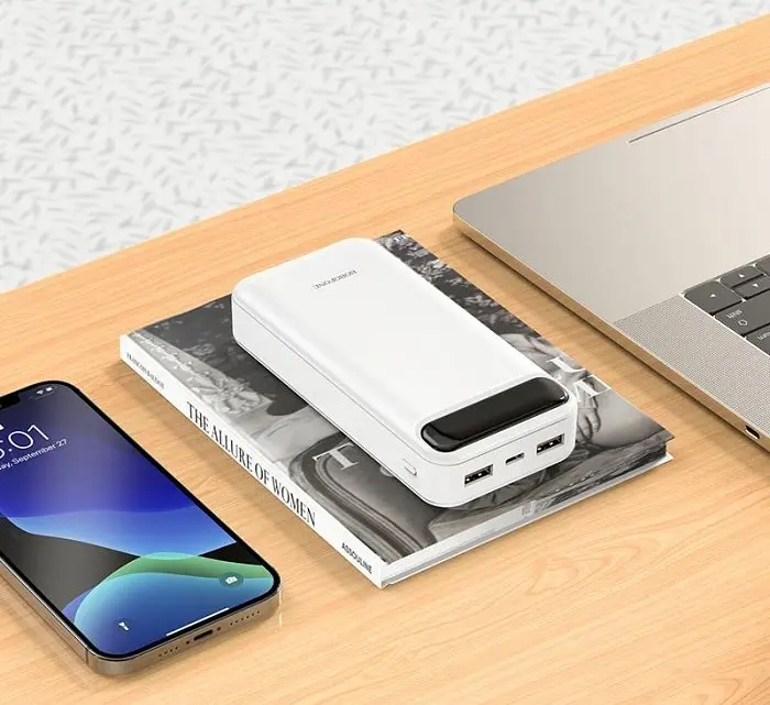 Универсальная мобильная батарея Borofone BJ14A Freeway 20000mAh (Белый) - фото 5