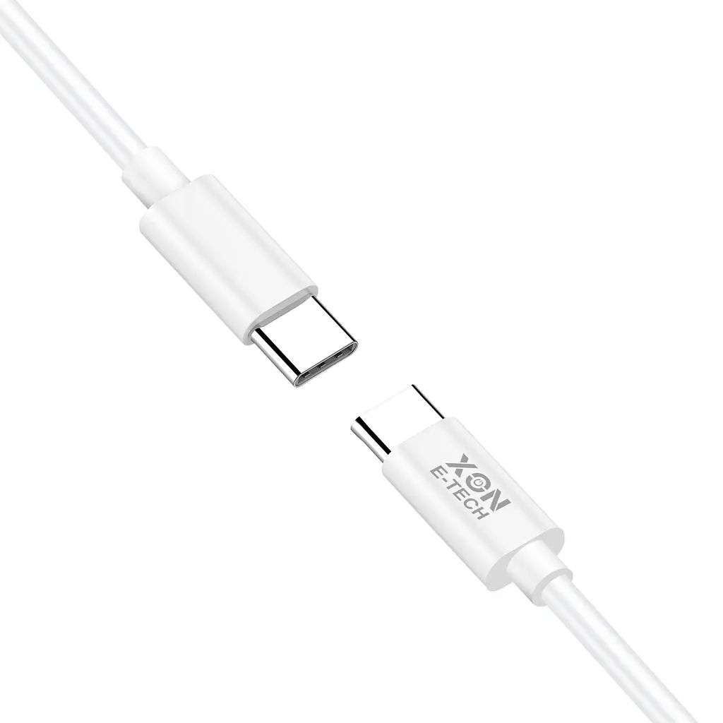 Кабель XON SmartCable Type-C - Type-C 60W 3м MaxCharge (SC102C6W3W 4906) Білий - фото 3