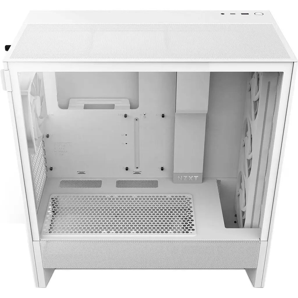 Корпус NZXT H5 Flow RGB без БЖ White (CC-H52FW-R1) - фото 6