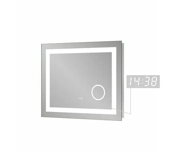 Дзеркало Sanwerk з підсвіткою УЛЬТРА "Мега" 80*65 (ZU0000136)