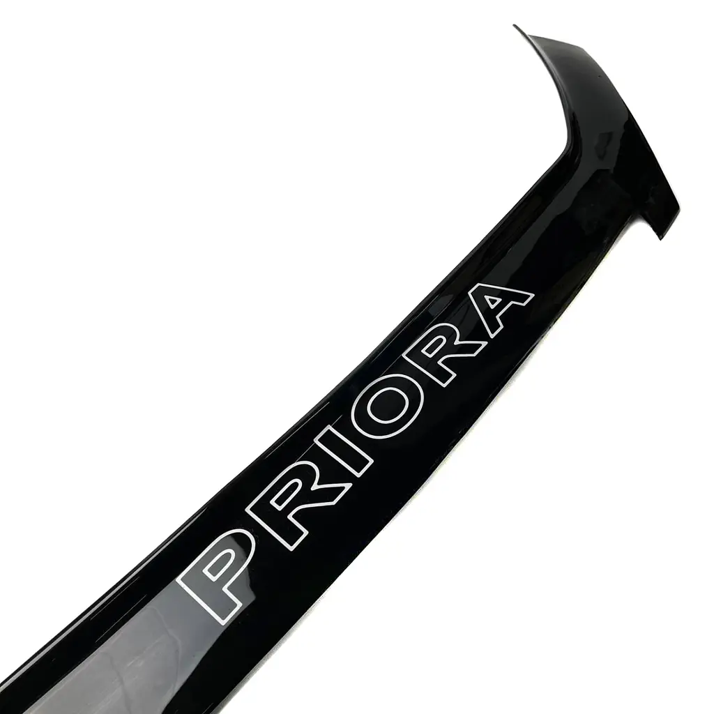 Дефлектор капота мухобойка ВАЗ Пріора 2170-2171-2172 (Евро Крипление) Voron Glass - фото 3