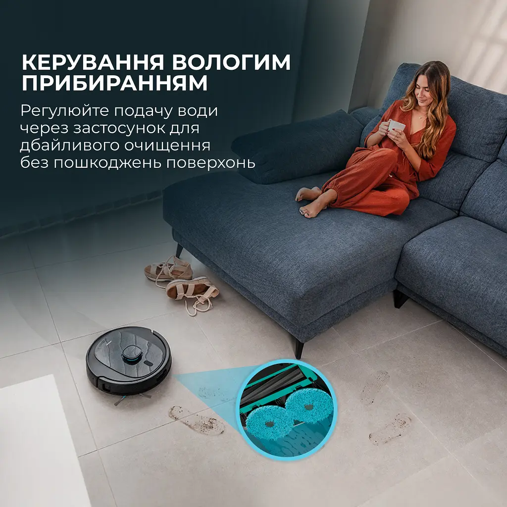 Робот-пилосос Cecotec Conga 9590 Spin Revolution Ultra Power Home - фото 7