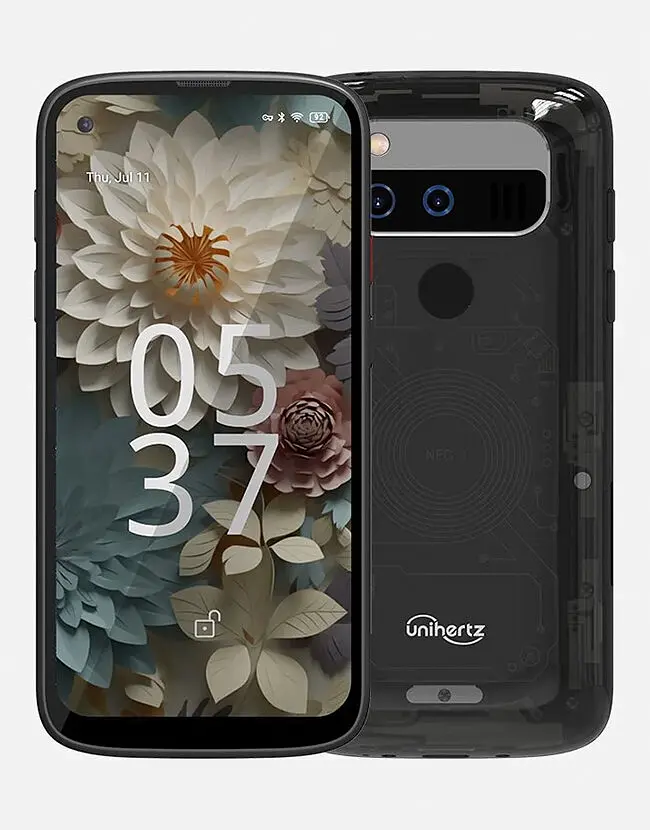 Смартфон Unihertz jelly max 12/256gb black - фото 2