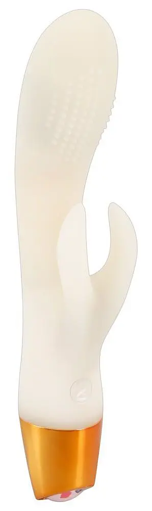 Вібратор You2Toys-кролик Glow In The Dark Rabbit 19.5 см білий - фото 2