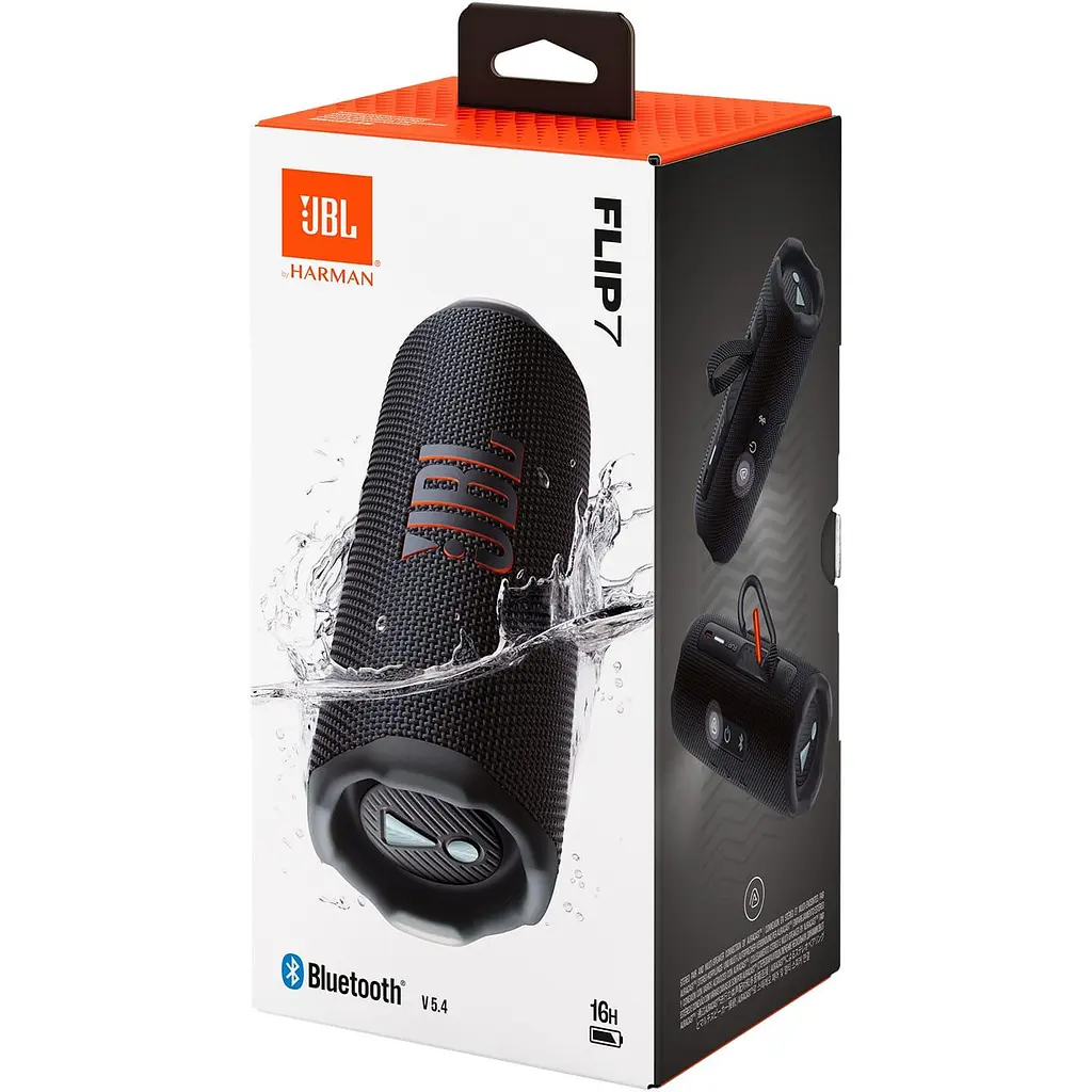 Портативна акустика JBL Flip 7 Black (JBLFLIP7BLK) - фото 12