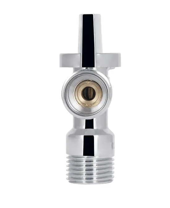 Кран приладовий Thermo Alliance Base Арко 1/2" ЗЗ хром, кутовий латунний SD185W1515 - фото 3