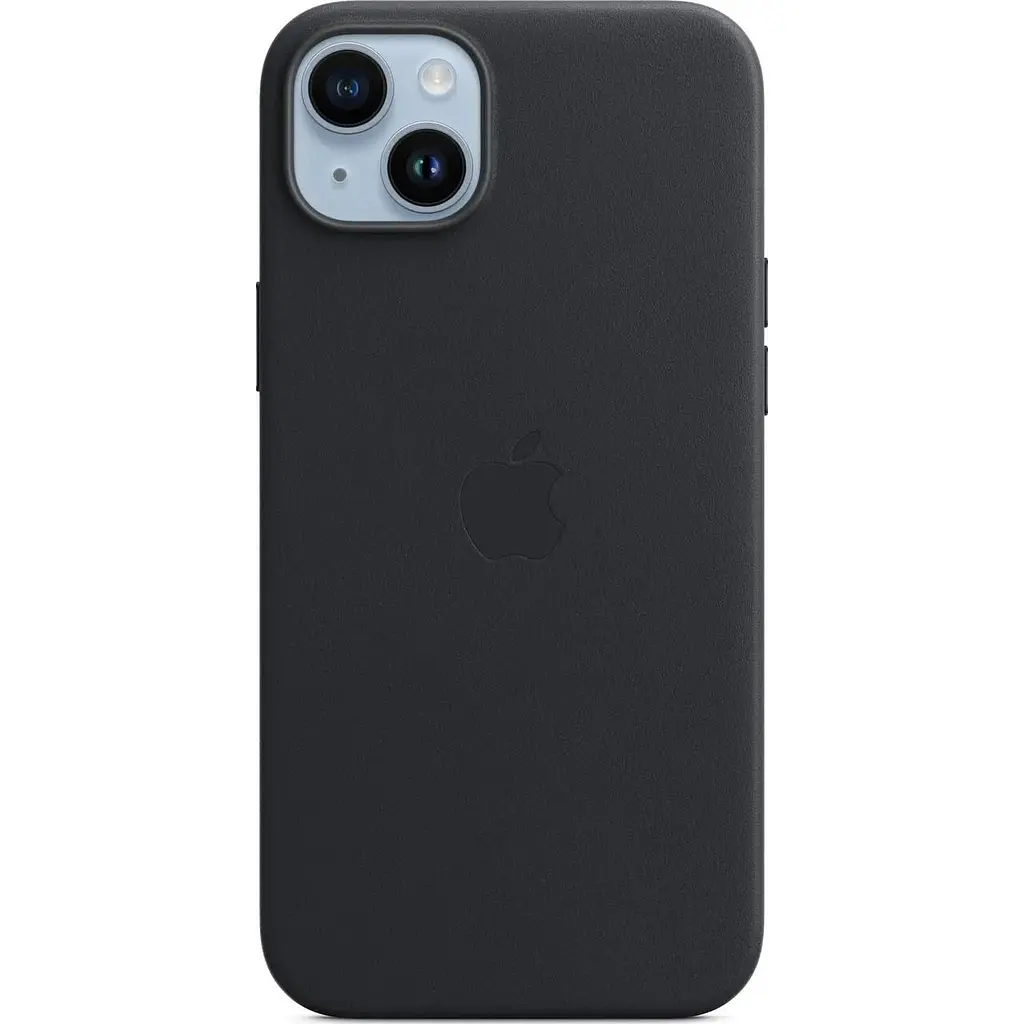 Оригінальний шкіряний чохол Apple Leather Case MagSafe для iPhone 14 Plus (6.7") Black MPP93ZE/A - фото 9