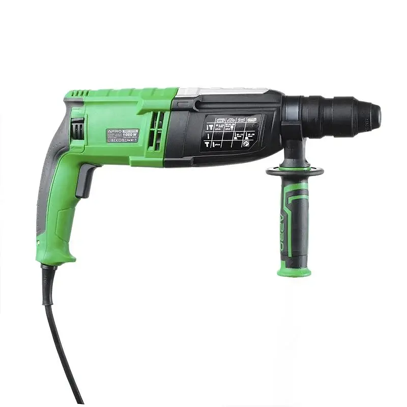 Перфоратор прямий Apro SDS-plus DFR 1050H 3,5 Дж 1050 Вт 5100 уд/хв 30412 - фото 6