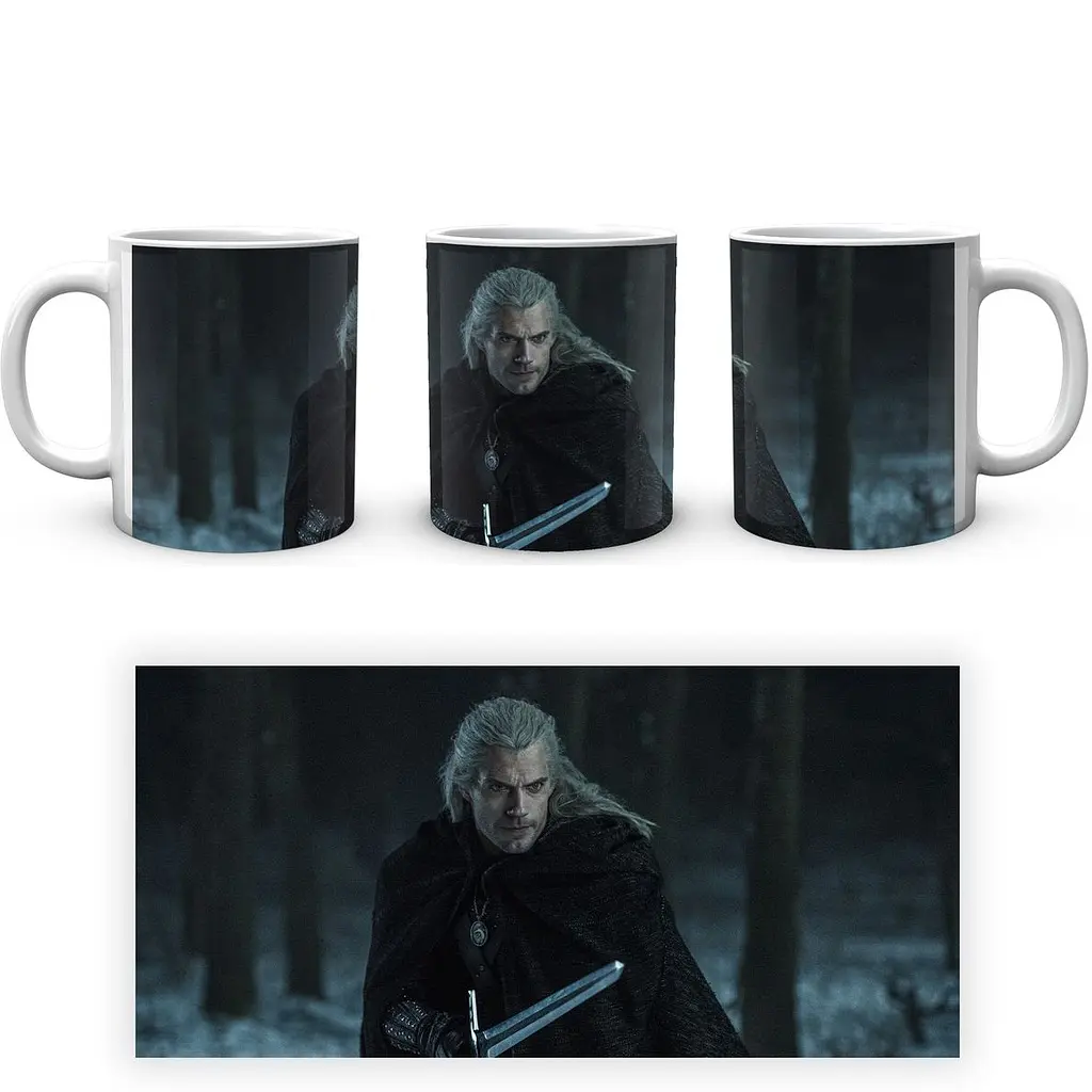 Кухоль GeekLand The Witcher Відьмак Геральт TW 002.012 330 мл білий - фото 4