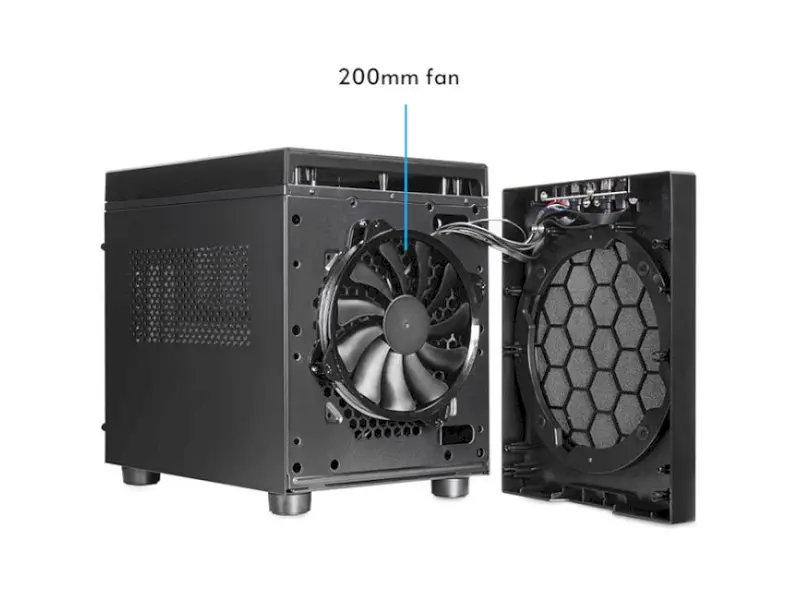Корпус Chieftec The Cube Black (CI-03B-OP) - фото 10