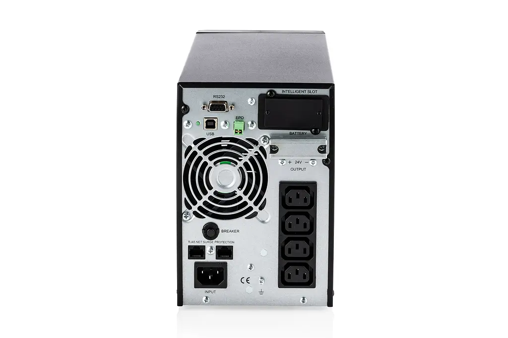 Digitus Джерело безперебійного живлення 1000VA/1000W, Tower, LCD, RJ45, RS232, USB, 8xC13 - фото 4