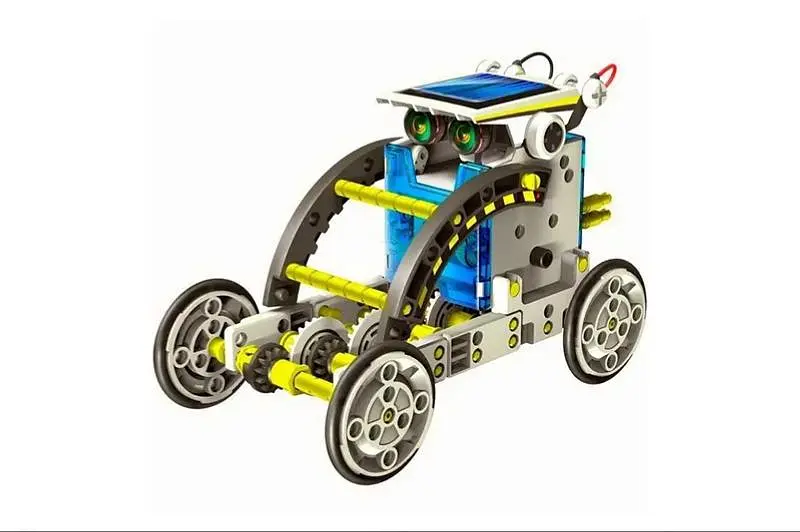 Робот-конструктор на сонячних батареях Solar Robot Kit 14 в 1 у коробці - фото 3