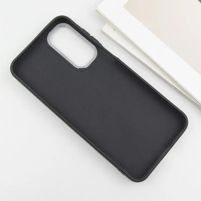 Чехол TPU Leather Toys для Samsung Galaxy S25 FE Coffee / Black - фото 2