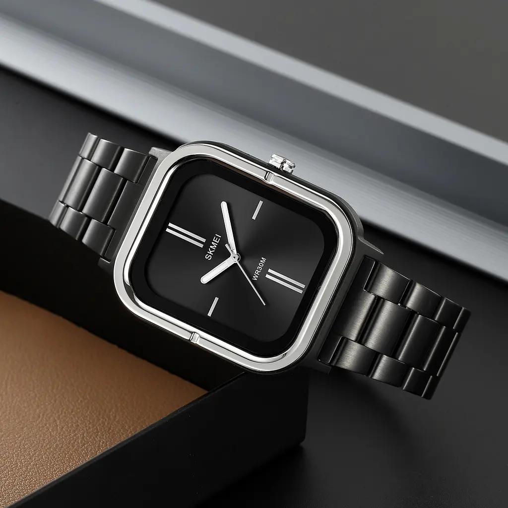 Наручний годинник чоловічий Skmei 2275 Black Silver, 2275BKSI (18374) - фото 4
