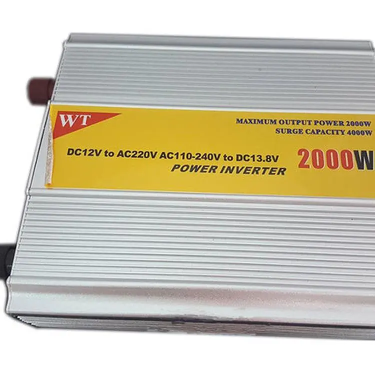 Портативный автомобильный инвертор преобразователь переменного напряжения 12V-220V XPRO STRUM12 DC 2000W (4855_515) - фото 2