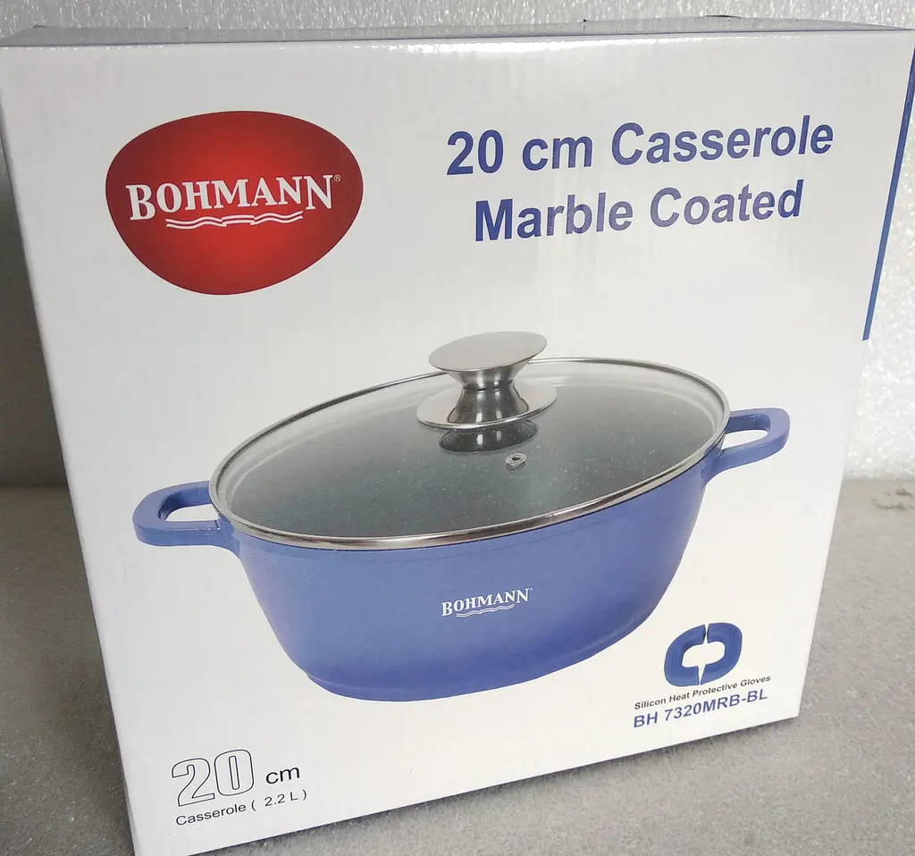 Каструля Bohmann BH 7320 MRB-BL 20см 2.2л - фото 4