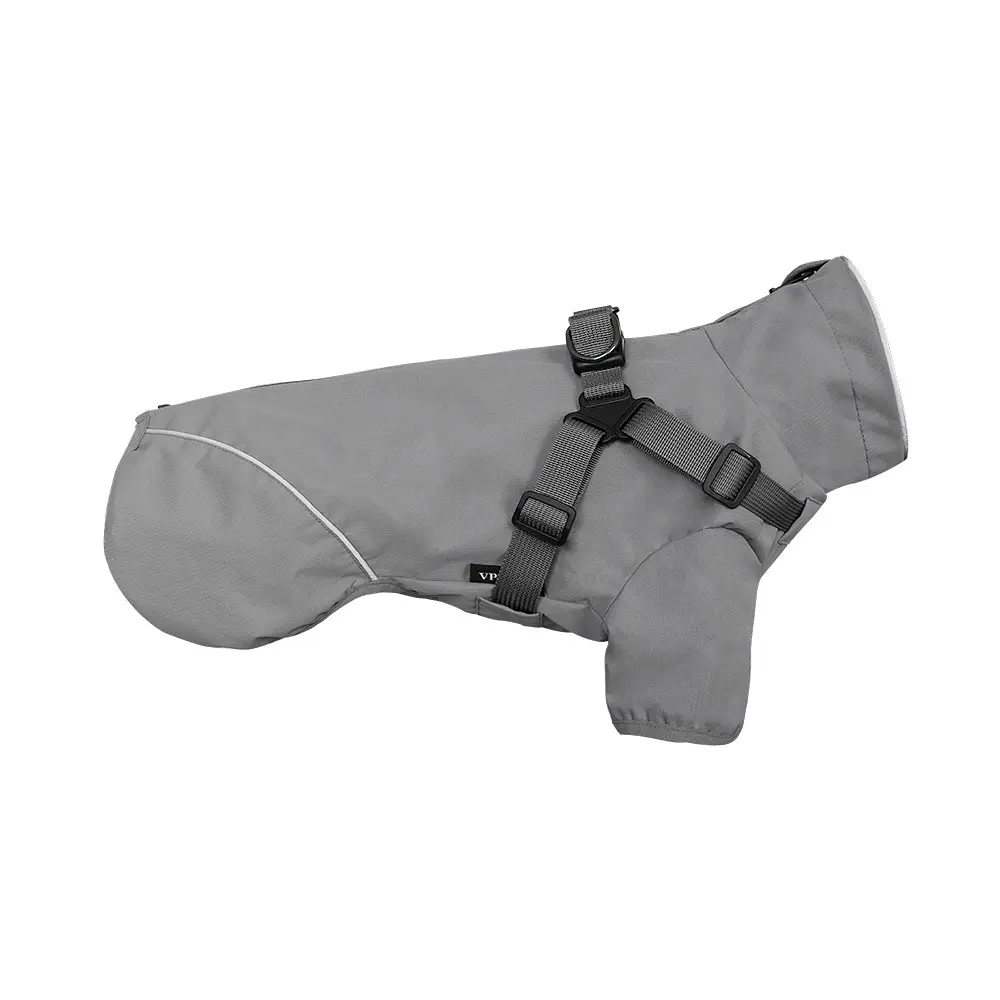 Світловідбивний дощовик для собак VPETER R58 Grey 3XL - фото 2