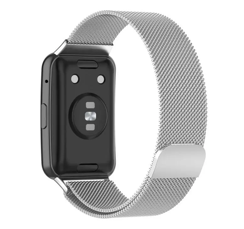 Міланський магнітний ремінець Primolux для смарт-годинника Huawei Watch Fit (TIA-B09) Silver - фото 2