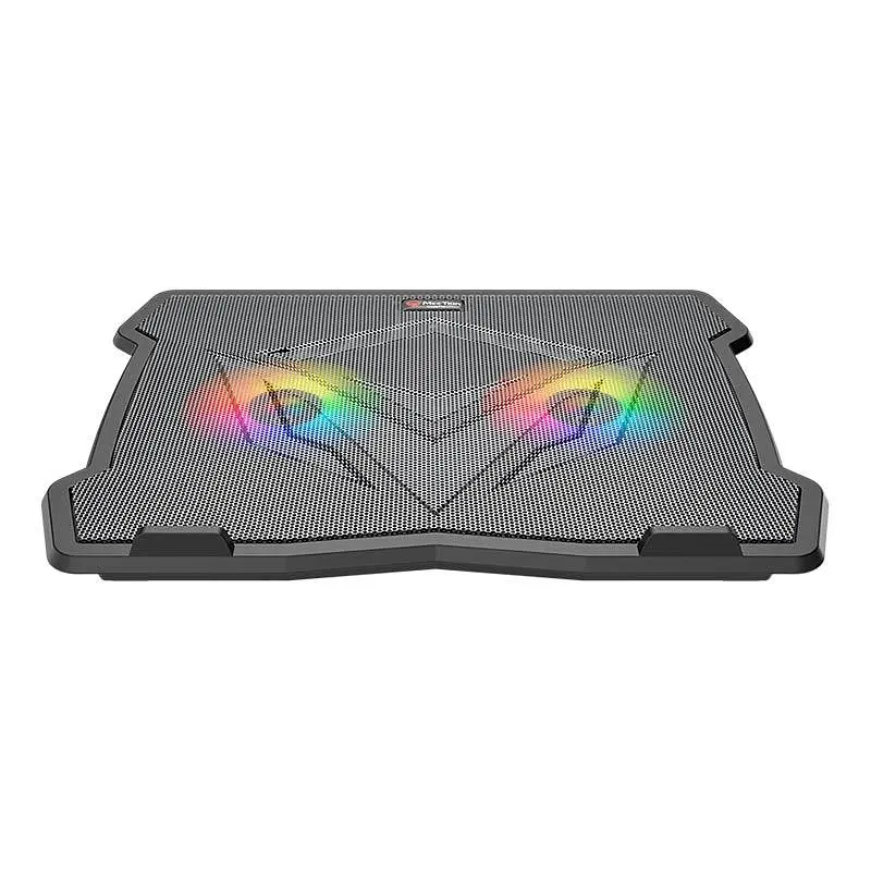 Підставка для ноутбука MeeTion CoolingPad CP2020, 9-14" для геймерів ігрова з RBG підсвічуванням - фото 5