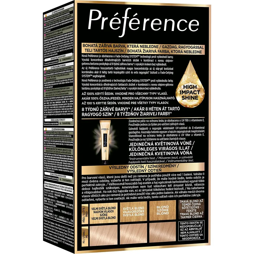 Уцінка. Стійка фарба для волосся L'Oreal Paris Preference 9.1 Viking Light Ash Blonde 174 мл - фото 2