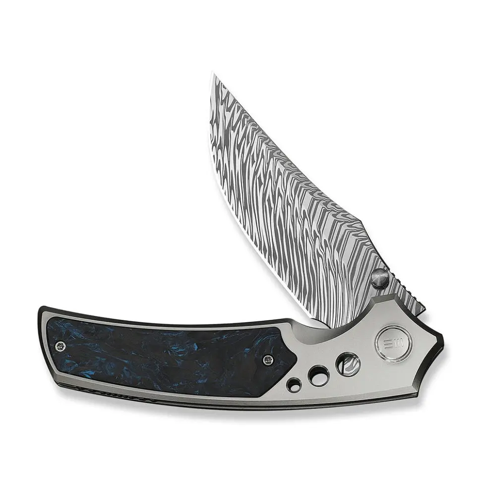 Ніж cкладний Weknife Skynix WE24087-DS1 Black & Blue Carbon - фото 4