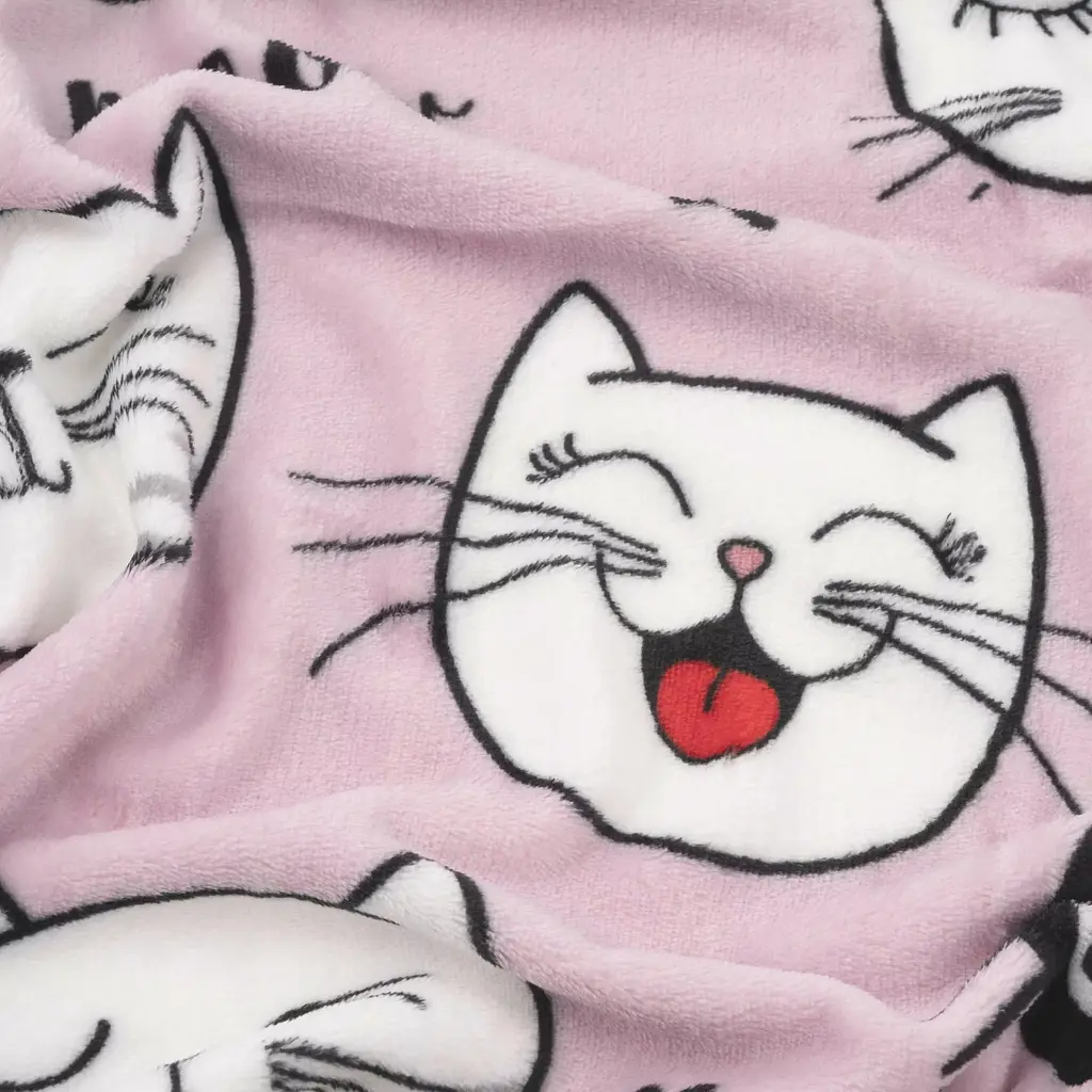 Плед Ardesto Flannel 160 х 200 см 100% полиэстер котики (ART0132PB) - фото 5