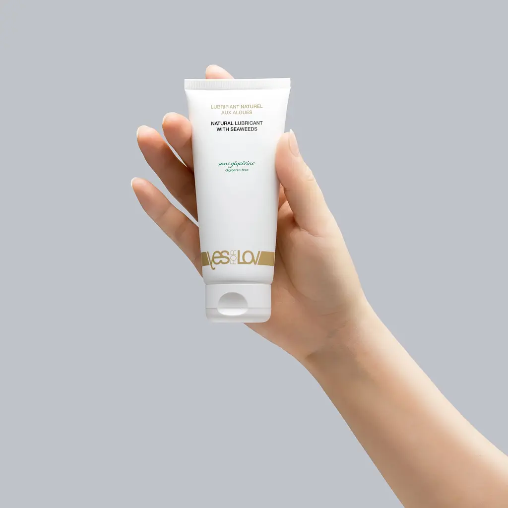 Змазка на водній основі YESforLOV NATURAL LUBRICANT WITH SEAWEED 100 мл, без гліцерину, екстракт водоростей - фото 2