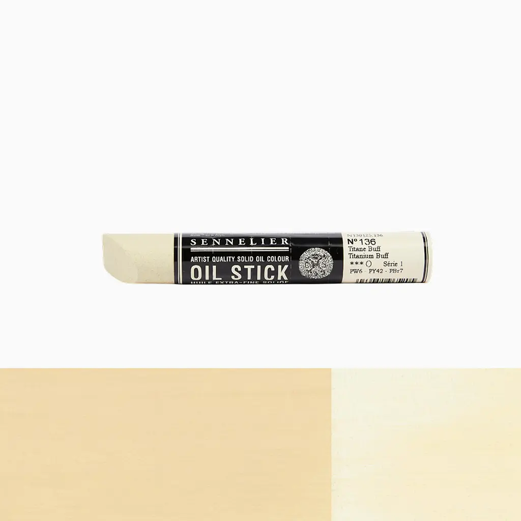 Фарба олійна у формі пастелі Sennelier Oil Stick, 38 мл, S1, Титановий беж (Titanium Buff) - фото 2