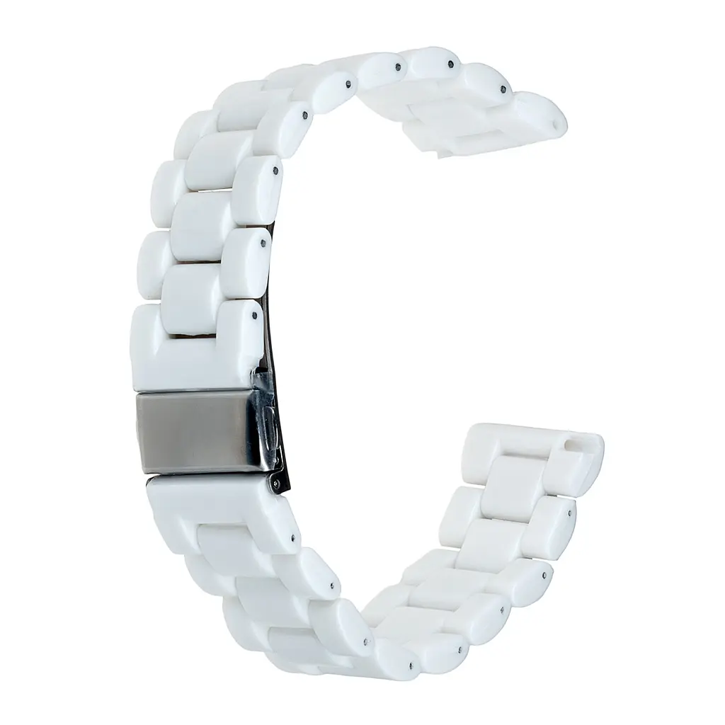 Ремінець Ceramic 22 mm Watch Gear S3/ Watch 46 mm/Xiaomi Amazfit White - фото 2