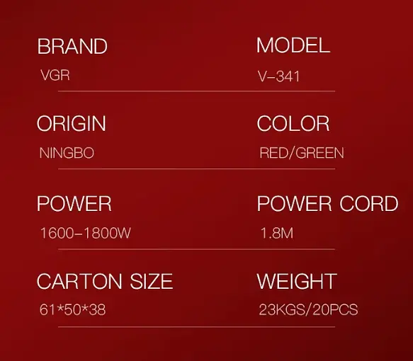 Фен VGR V-431 Green - фото 5