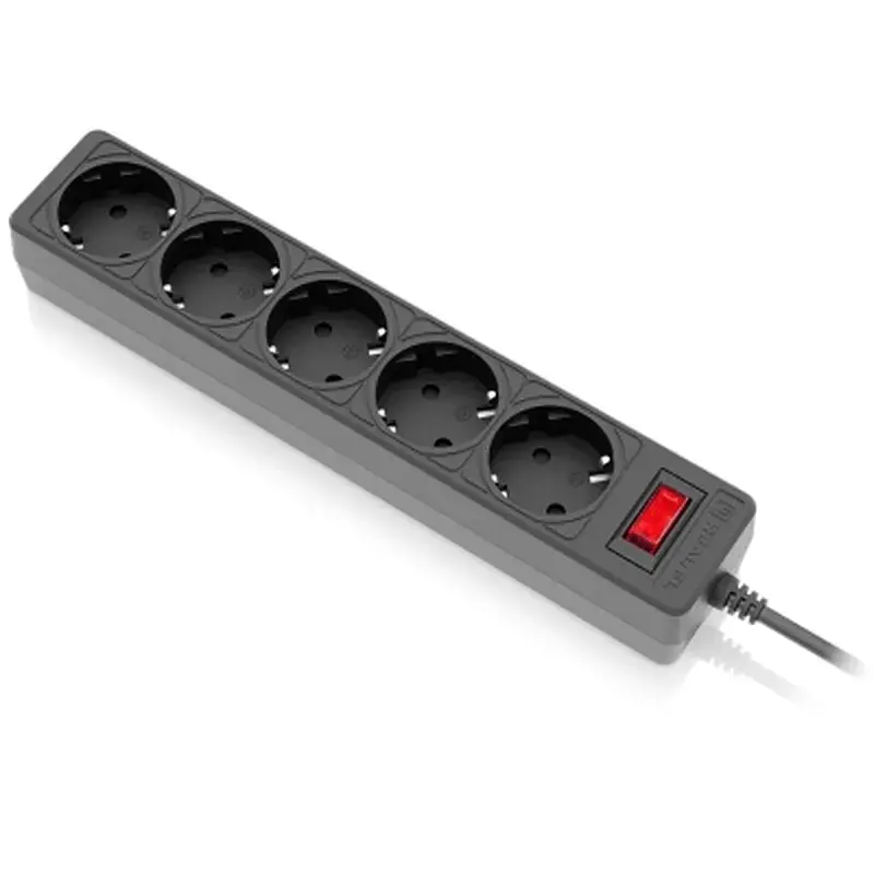 Мережевий фільтр живлення REAL-EL RS-Protect 505, 1.8m, black (EL122300044) - фото 4