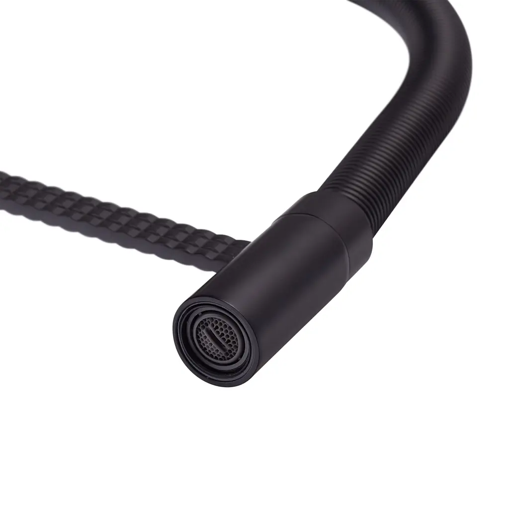 Смеситель для кухни Mixxus Premium Spark 017 Black MI6969 Черный матовый - фото 3